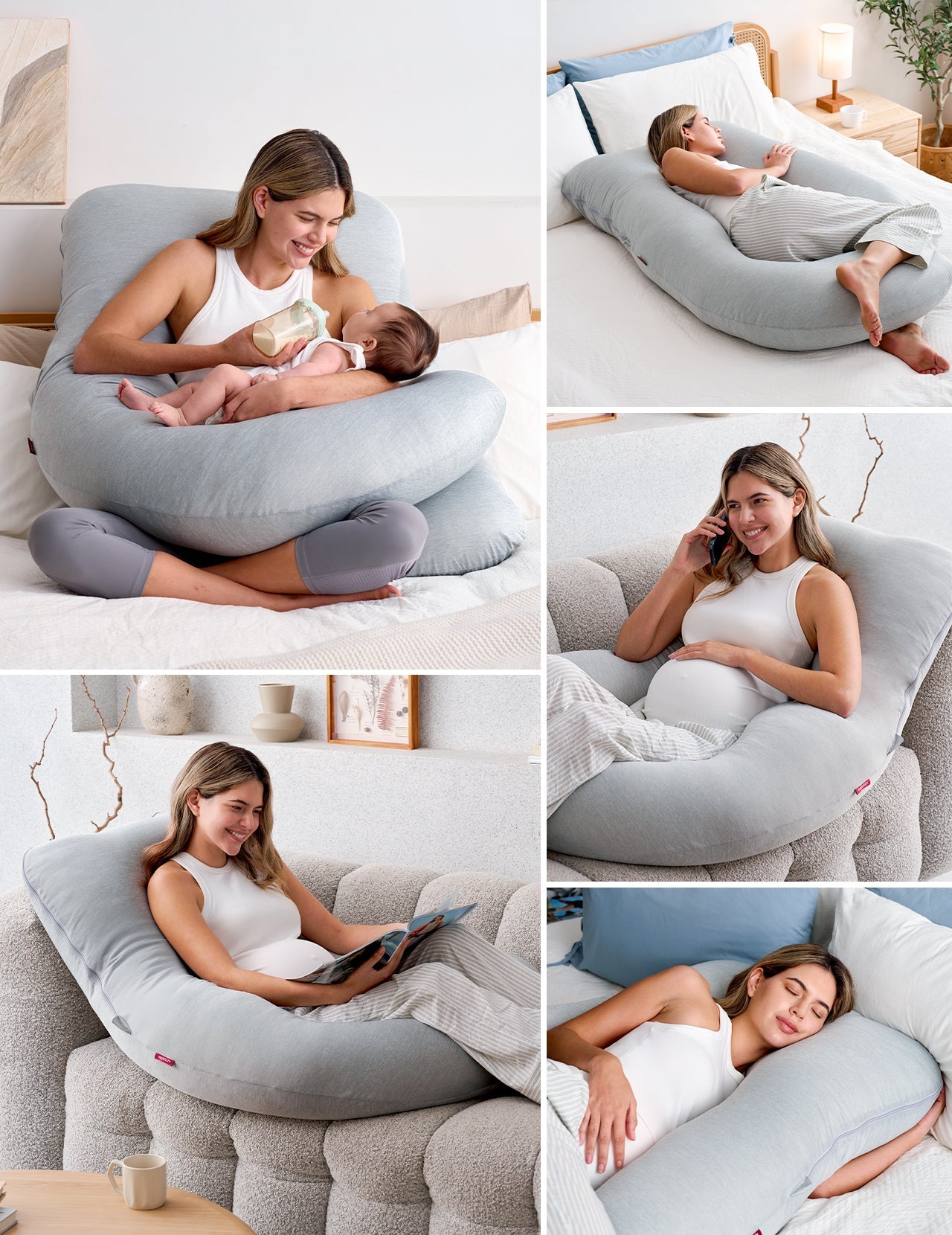 Huggable - U Shaped Maternity Body Pillow