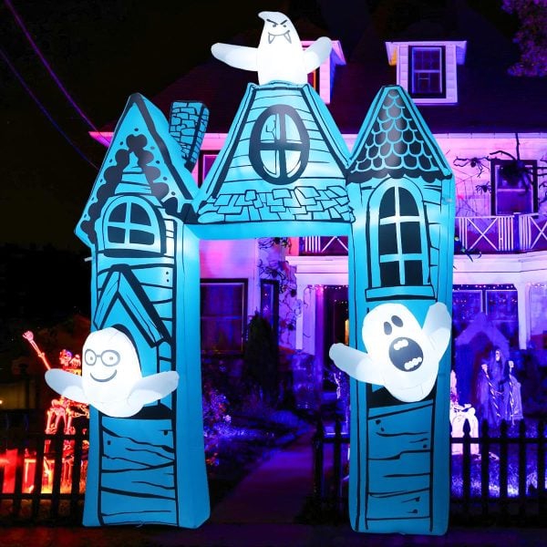 12ft Halloween Inflatable Giant Light Up Ghost
