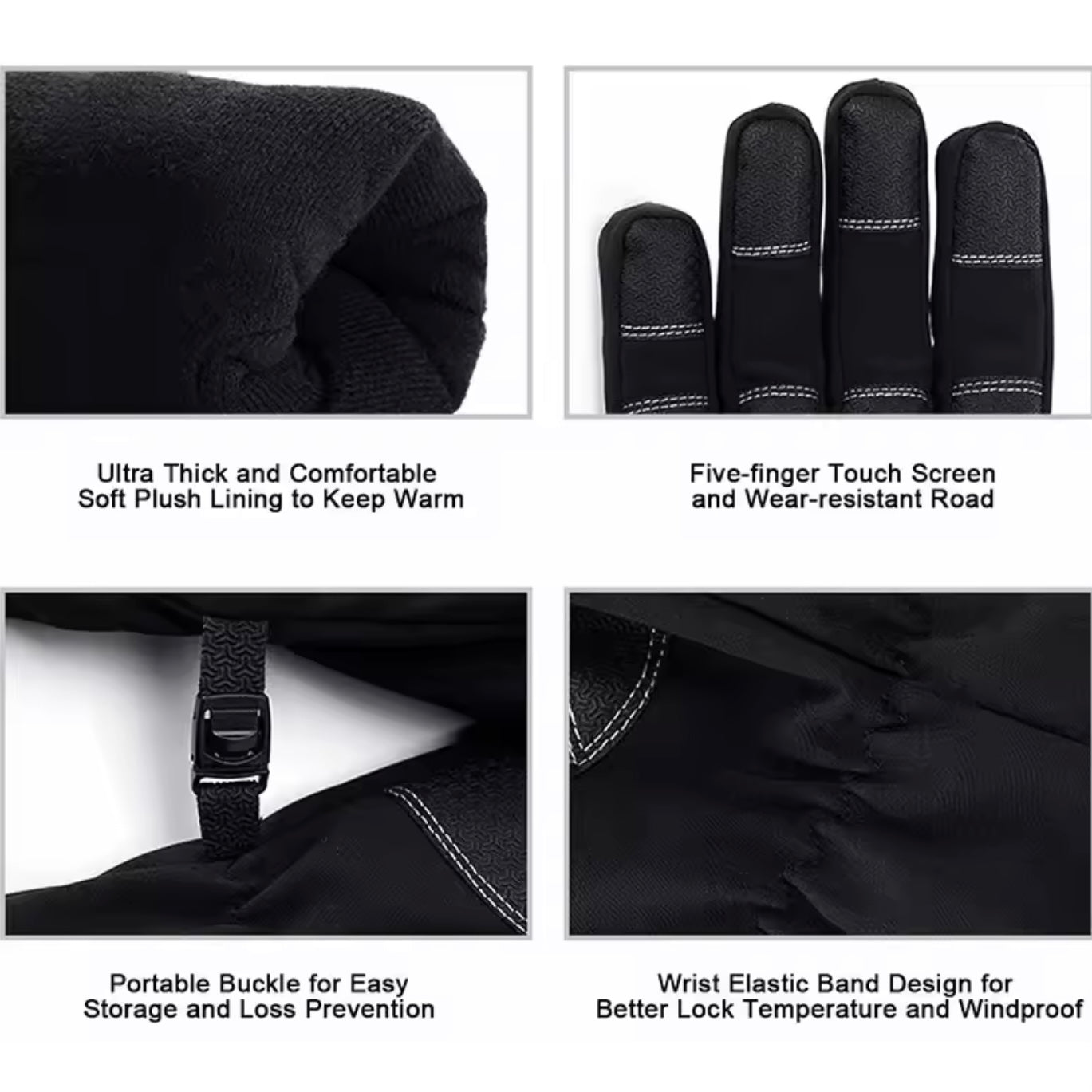 Rechargeable Electric Heated Gloves for Winter Warmth
