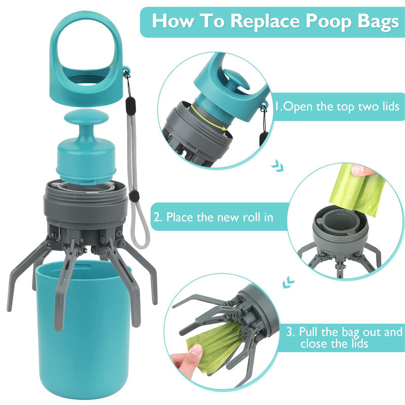 Travel-Friendly Dog Poop Scooper for All Surfaces