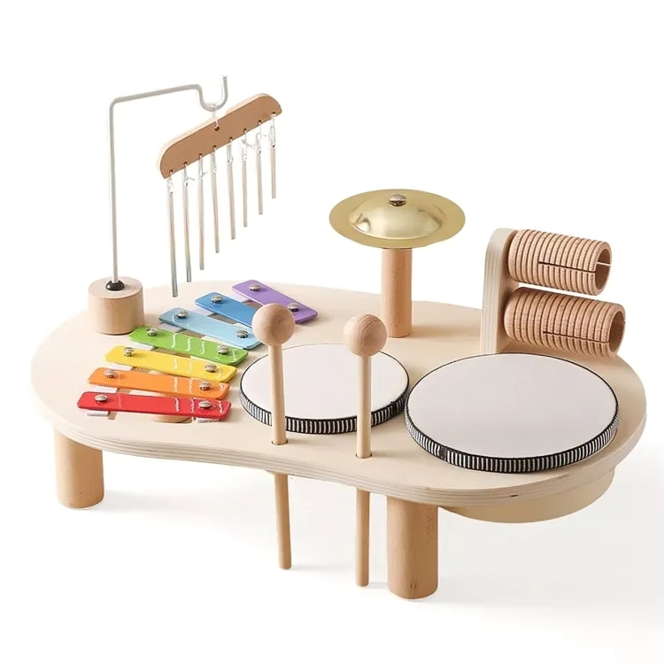 Musical Toy Wooden Montessori Kids Instrument Set