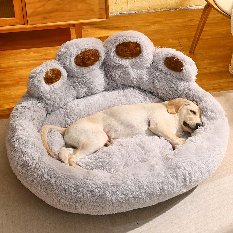 Comfy Claw-Shaped Sofa Bed for Pets
