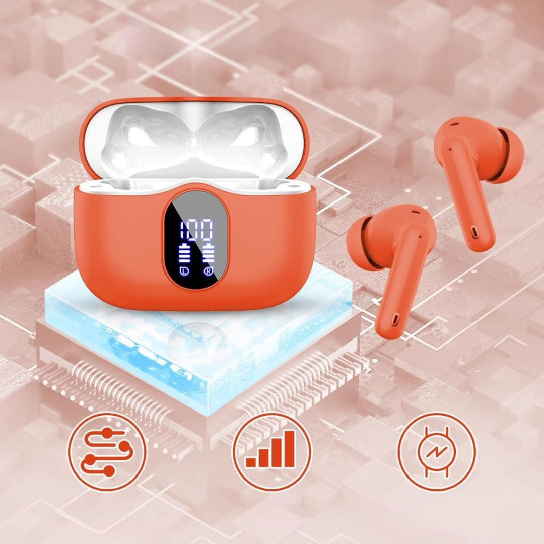 Headphones Wireless Bluetooth Noise Cancelling Earbuds