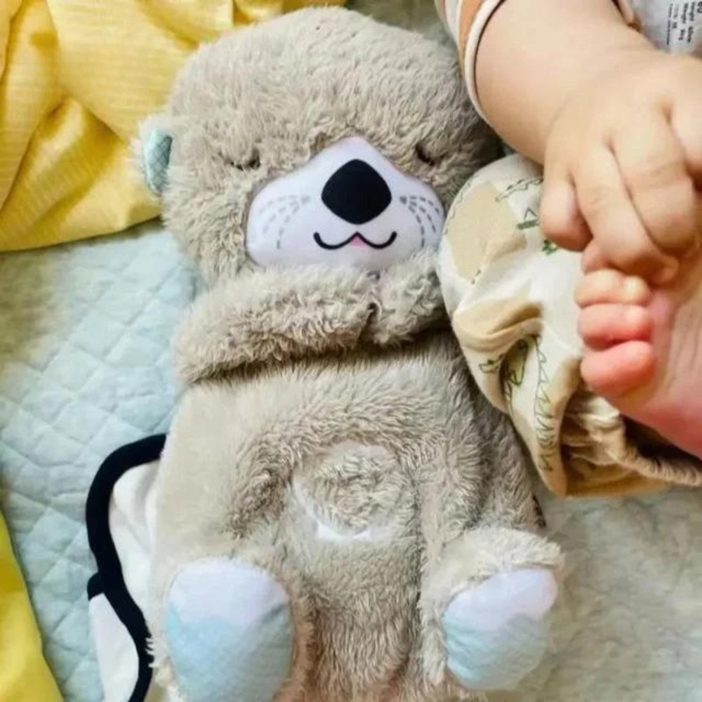Cuddly Plush Toy with Calming Light for Better Sleep