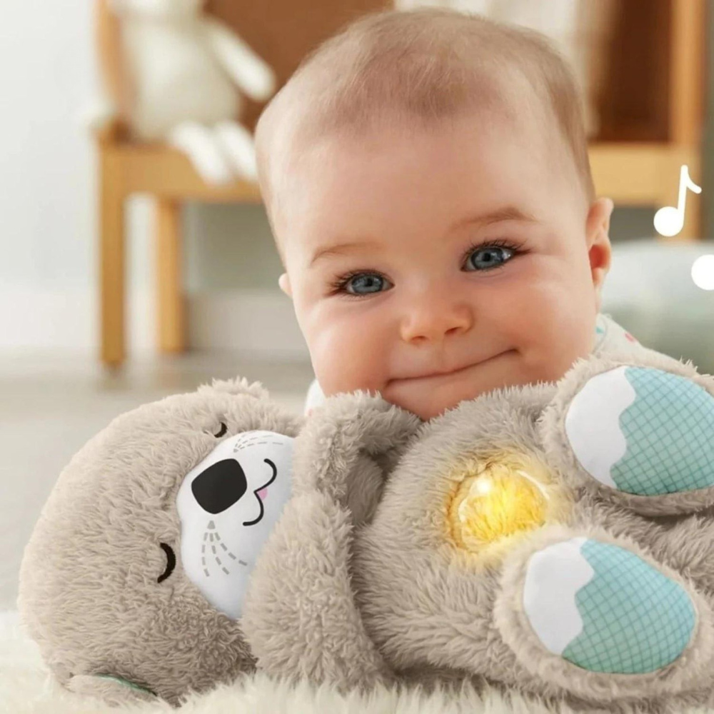 Cuddly Plush Toy with Calming Light for Better Sleep