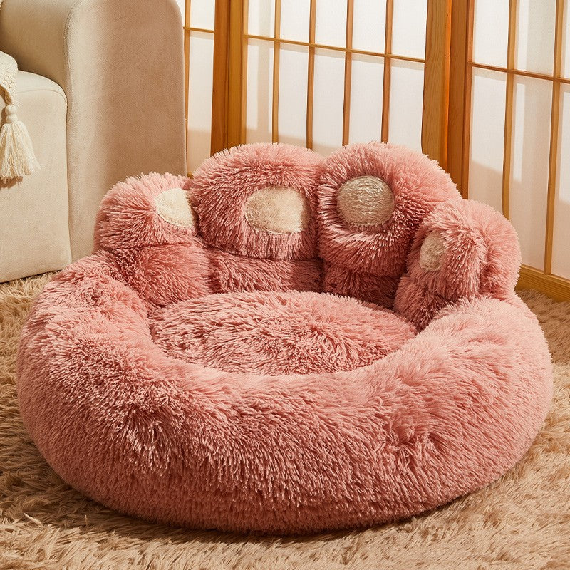 Comfy Claw-Shaped Sofa Bed for Pets