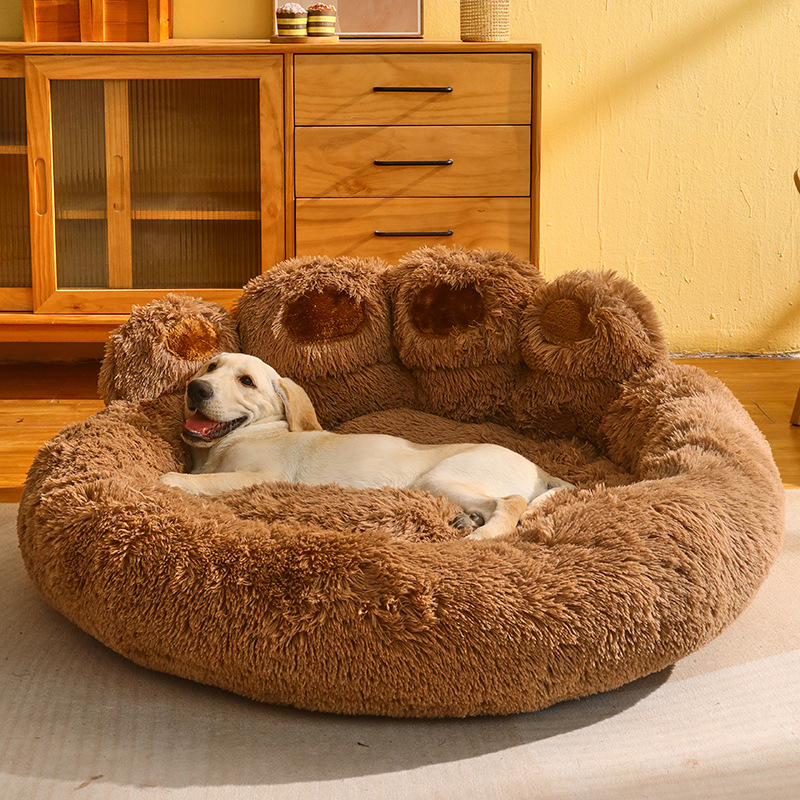 Comfy Claw-Shaped Sofa Bed for Pets