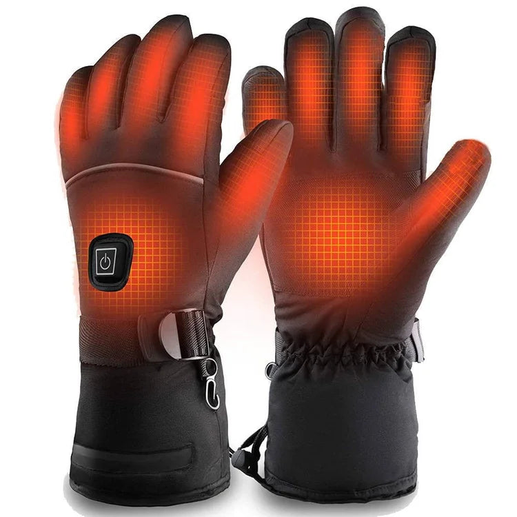 Rechargeable Electric Heated Gloves for Winter Warmth