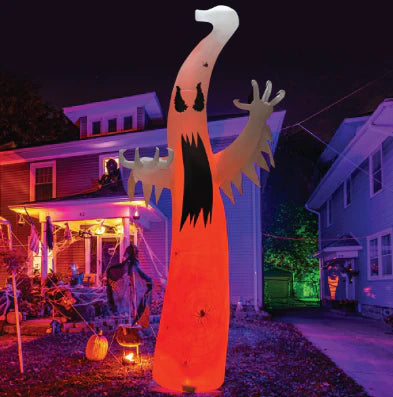 12ft Halloween Inflatable Giant Light Up Ghost
