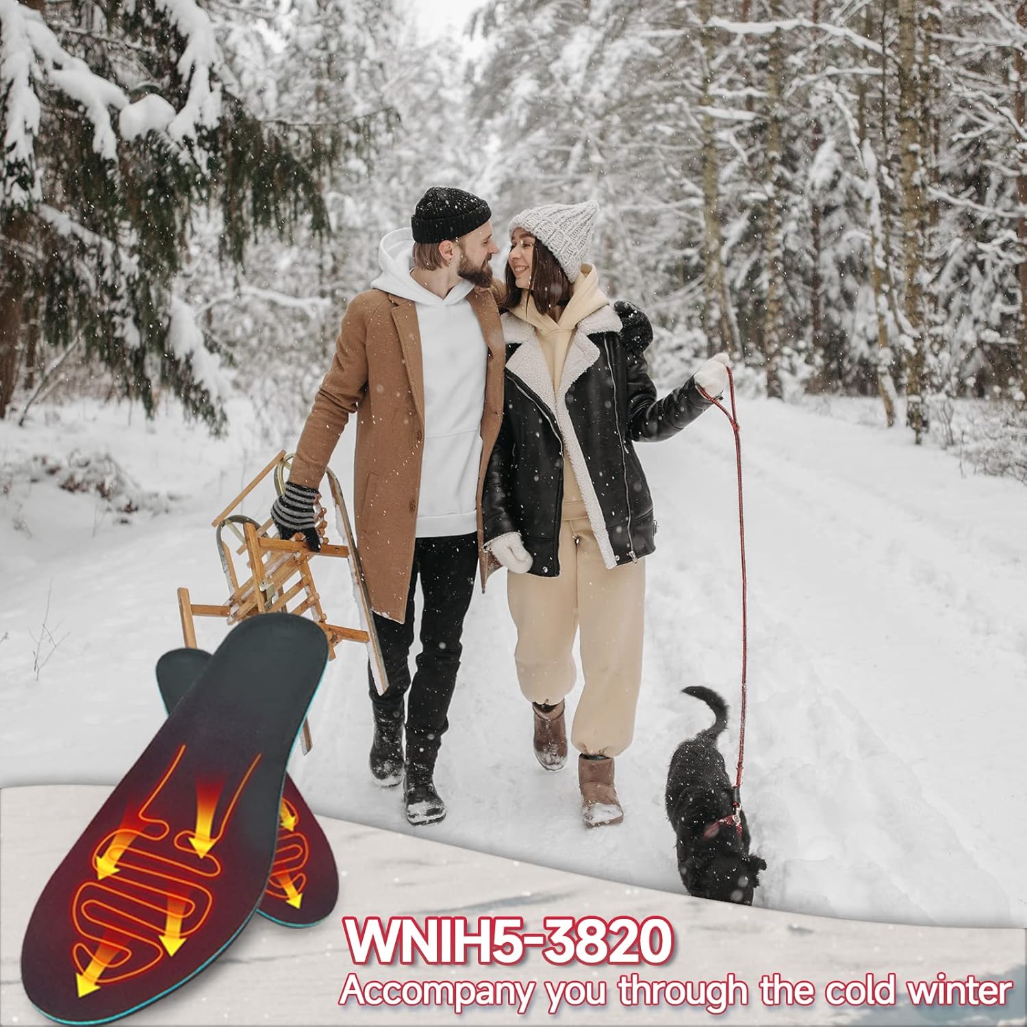 Heated Insoles with Rechargeable Wireless Warmth