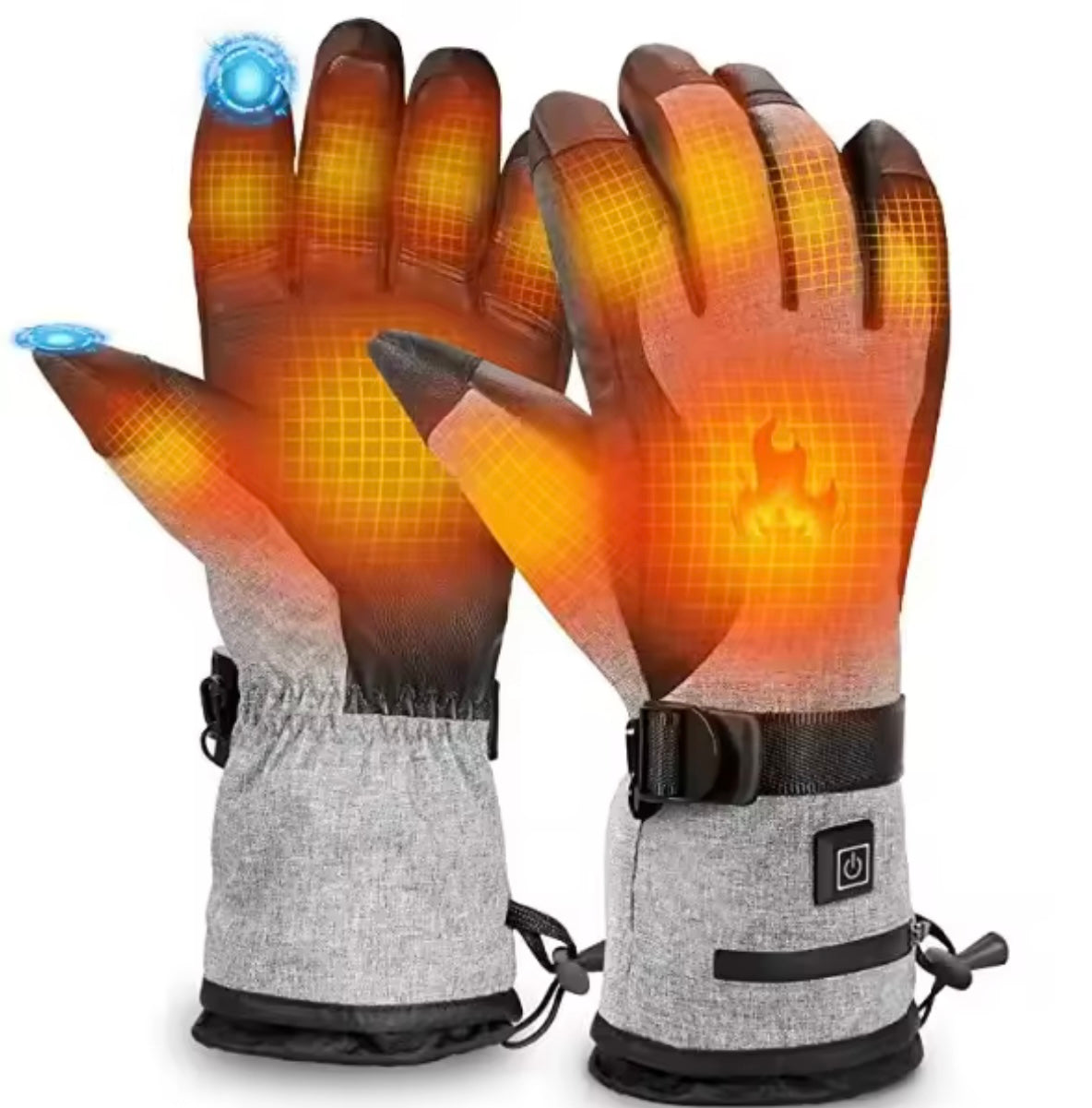 Rechargeable Electric Heated Gloves for Winter Warmth