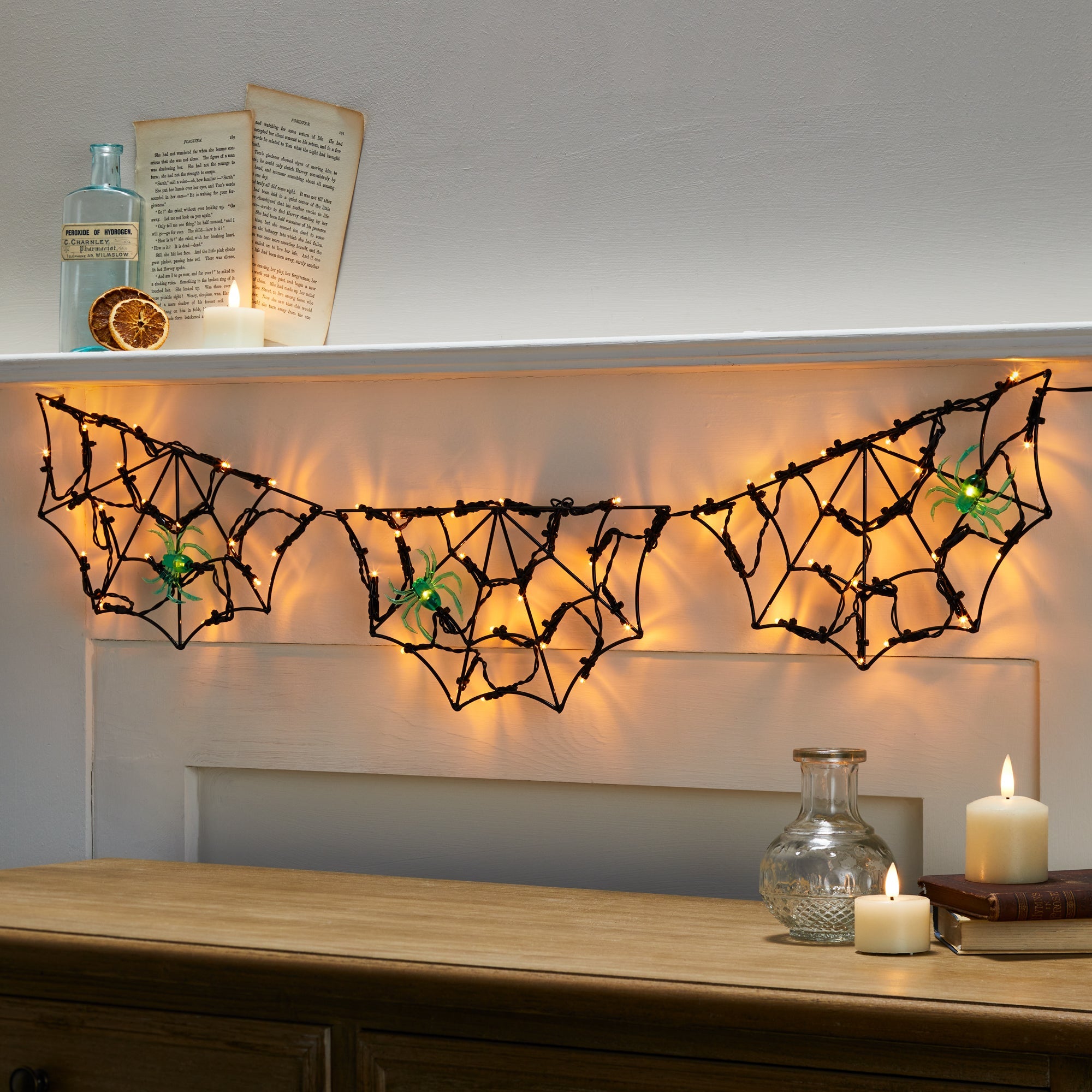 90cm Spider Web Battery Light