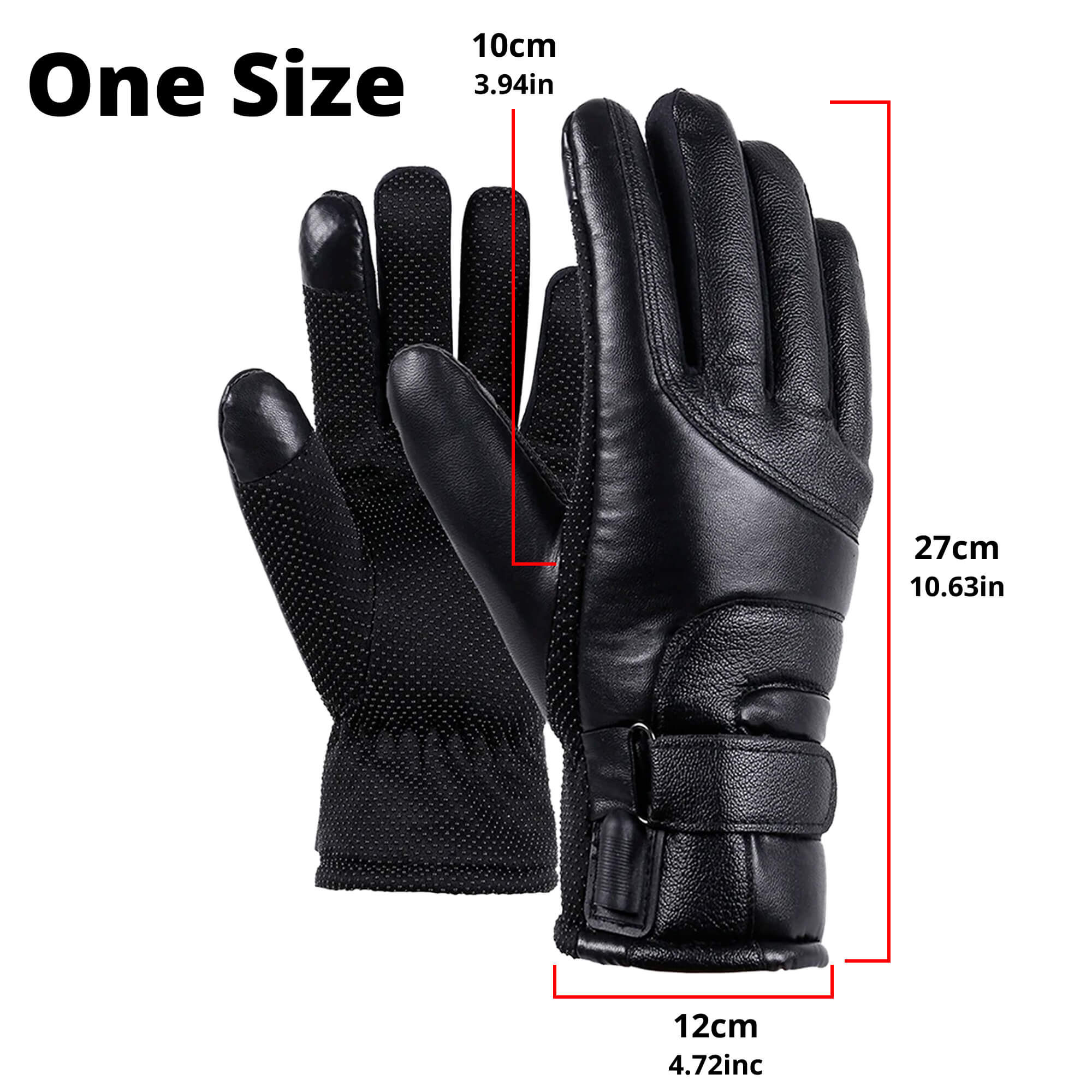 Heated Gloves for Women UK – Ladies Thermal Waterproof Winter Gloves with Touch Screen & USB Rechargeable Warm Design