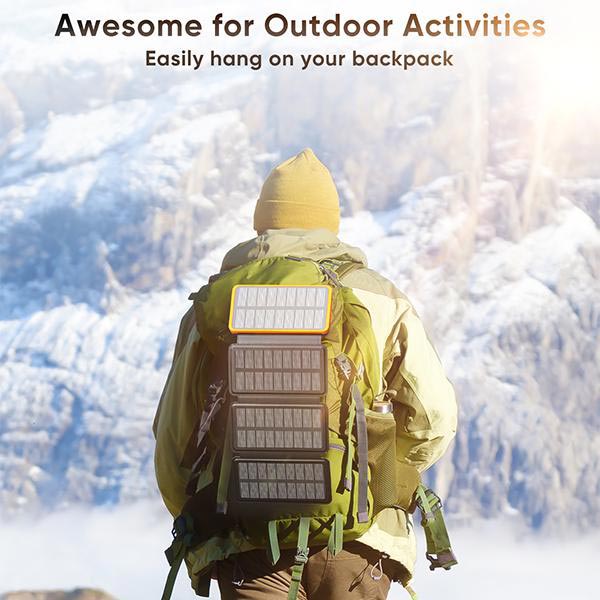 25000mAh high-performance solar power bank - quick charge