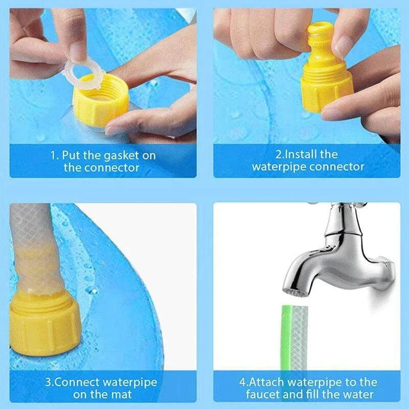 Pet Sprinkler Pad For Dogs-Fun Water Toy Oasis