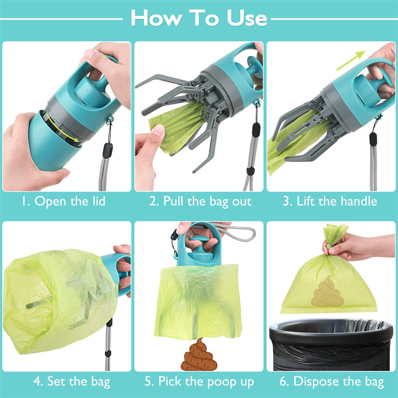 Travel-Friendly Dog Poop Scooper for All Surfaces