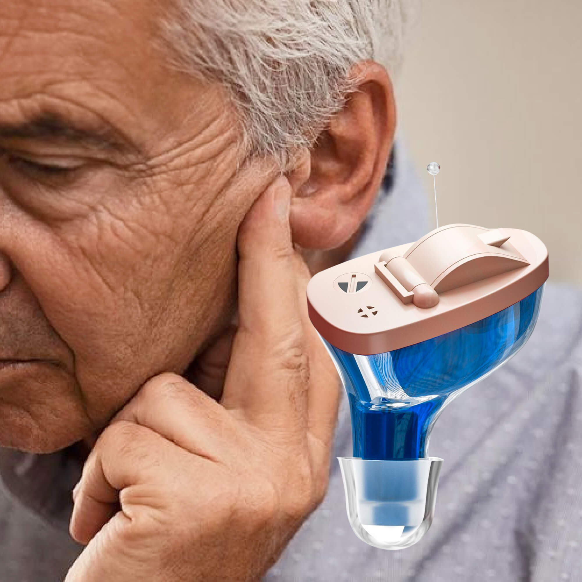 Invisible Button Battery Hearing Aids with Clear Sound