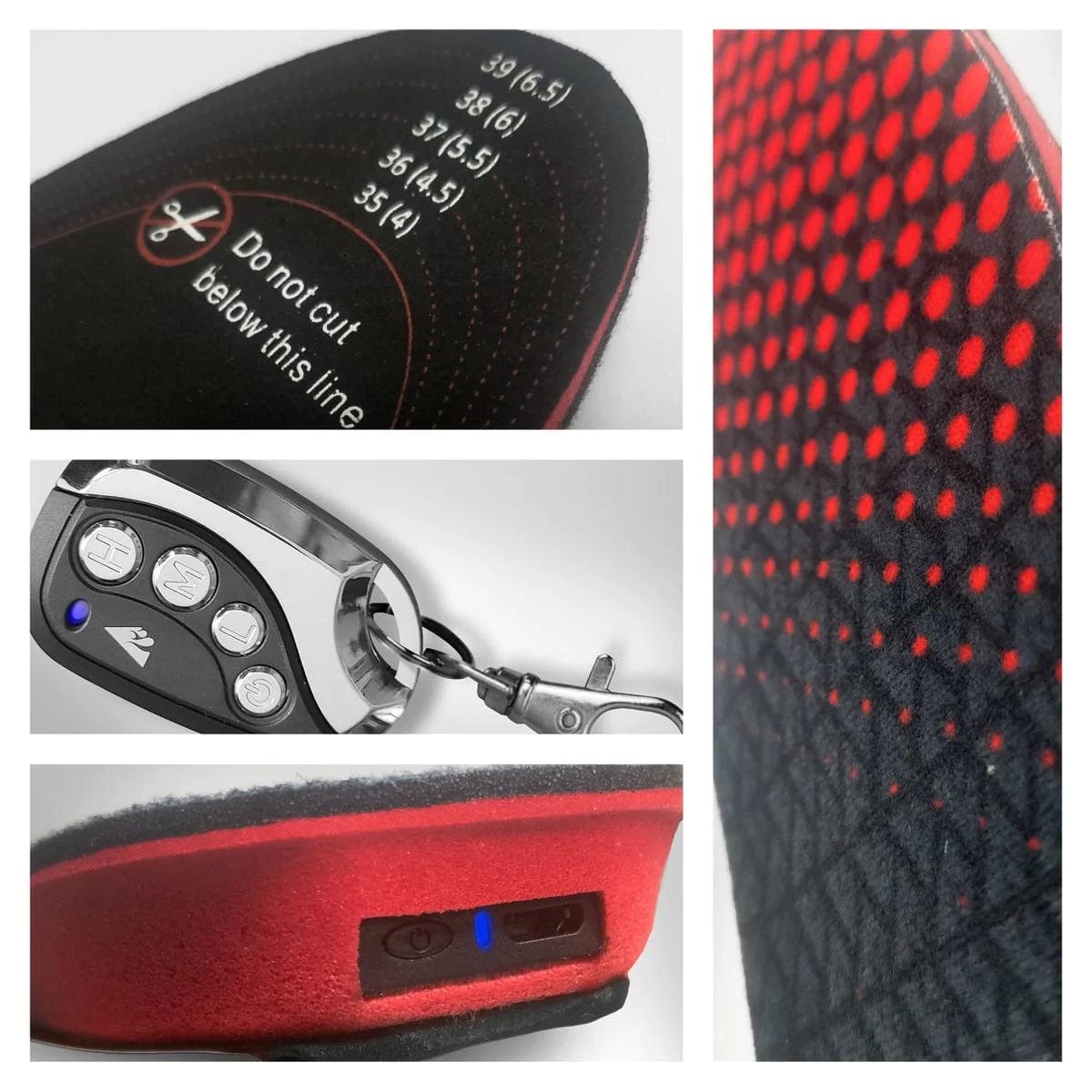 Heated Insoles with Rechargeable Wireless Warmth
