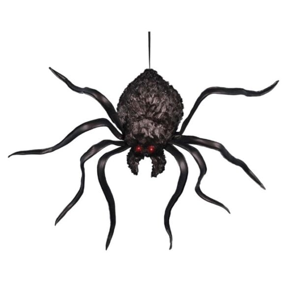 Giant Grey &amp; Black Halloween Spider Decoration