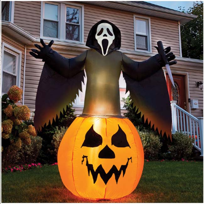 Ghostface Airblown Inflatable Pumpkin