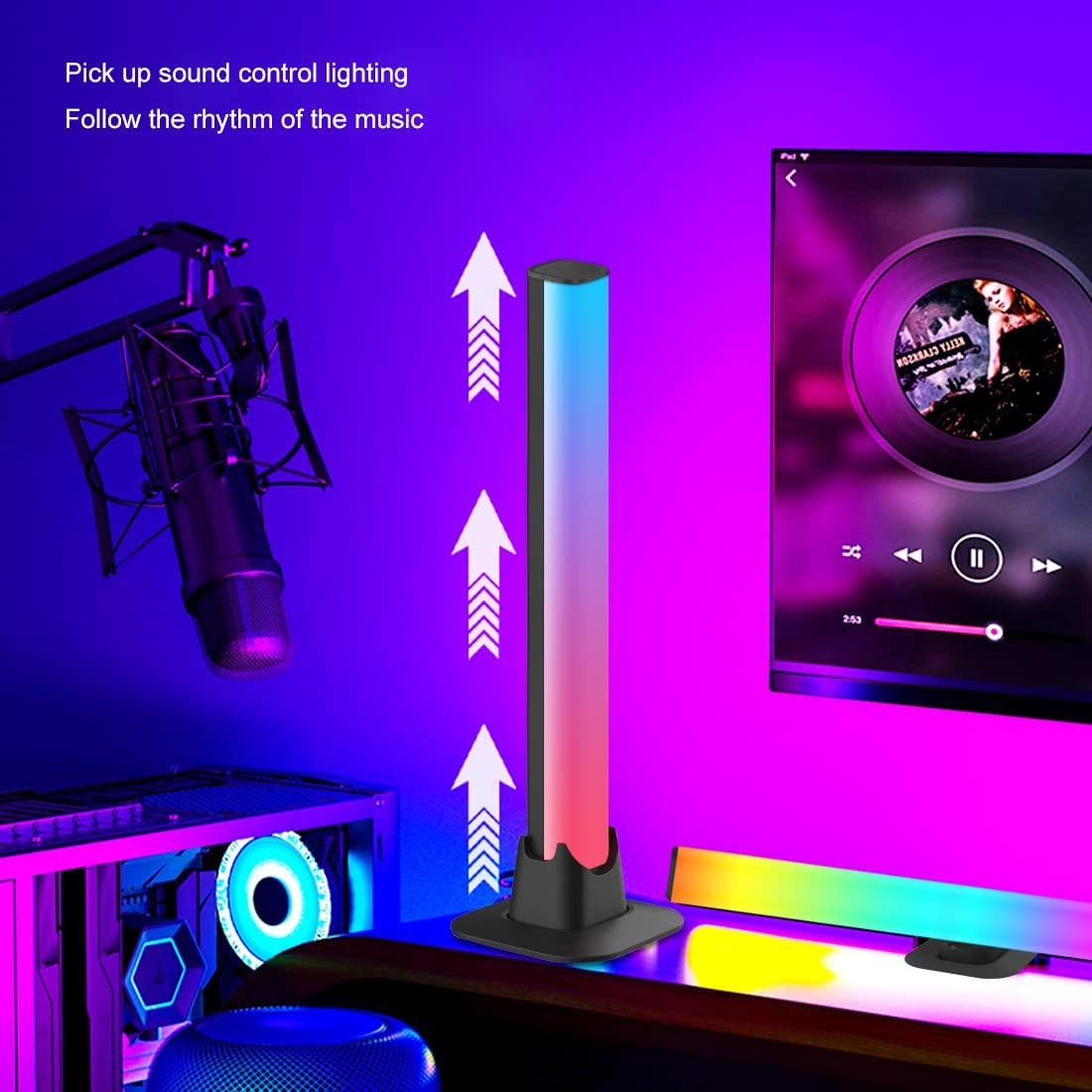 LED Light Bars with Music Sync Control